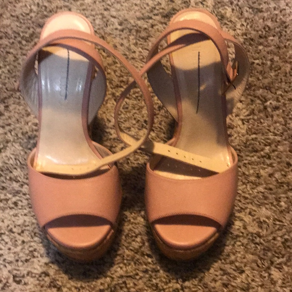 LAST CHANCE!! Jimmy Choo Pink Ankle-Strap Wedges
